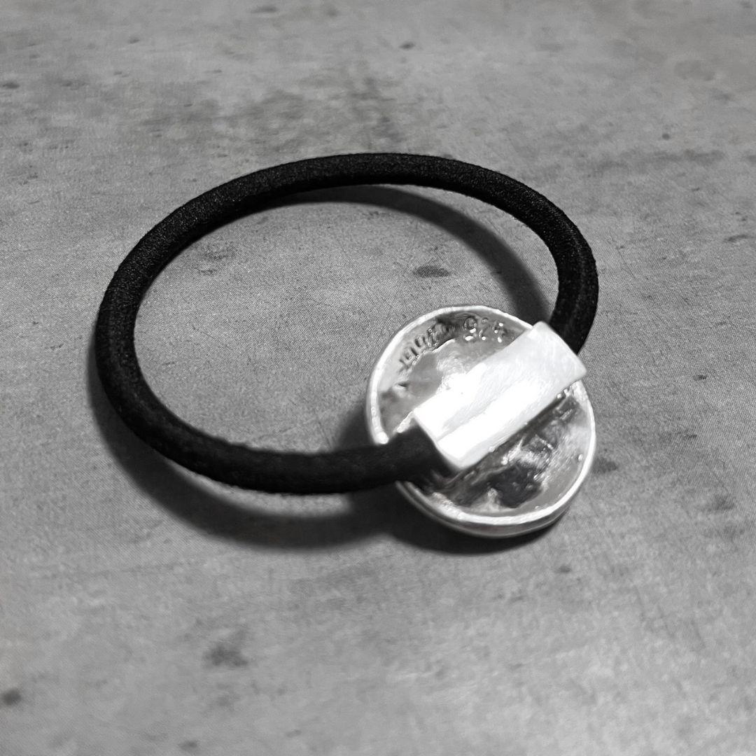 シルバー925 クロスボール コンチョ ヘアゴム ブレス ブレスレット 925