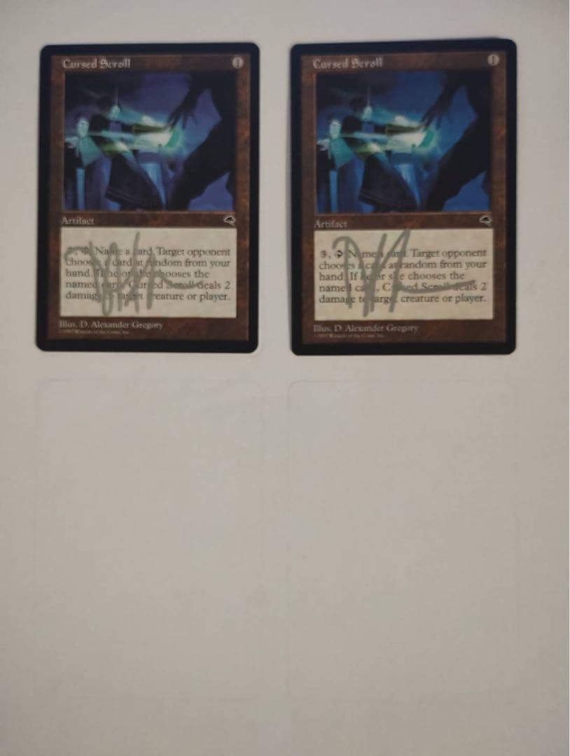 呪われた巻物　D. Alexander Gregory サインド