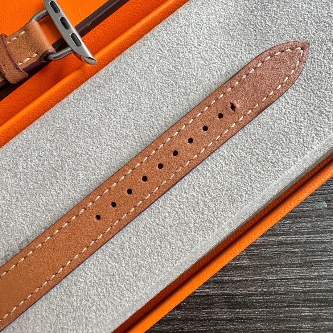 2803 Apple Watch エルメス　ゴールド　ドゥブルトゥール　二重