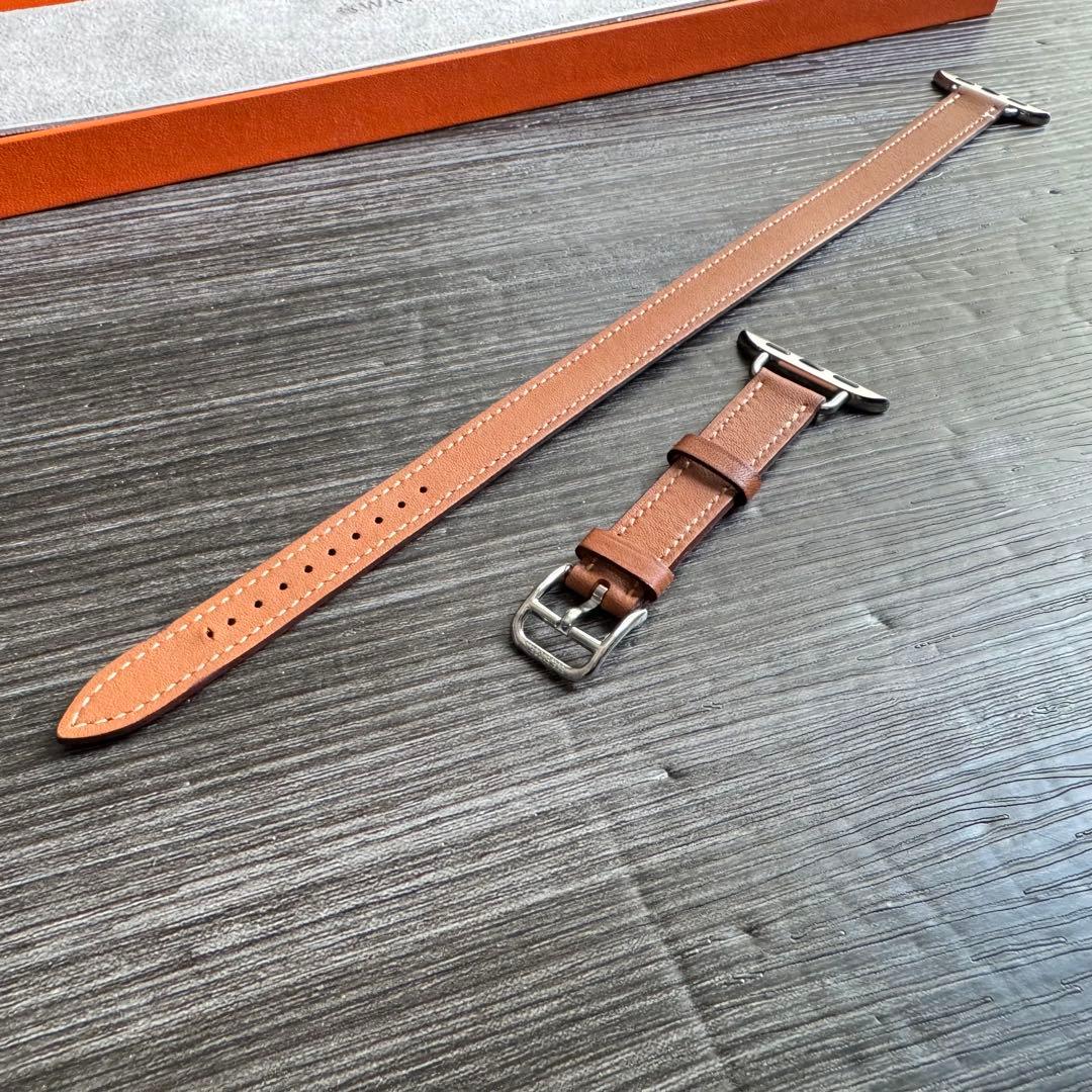 2803 Apple Watch エルメス　ゴールド　ドゥブルトゥール　二重