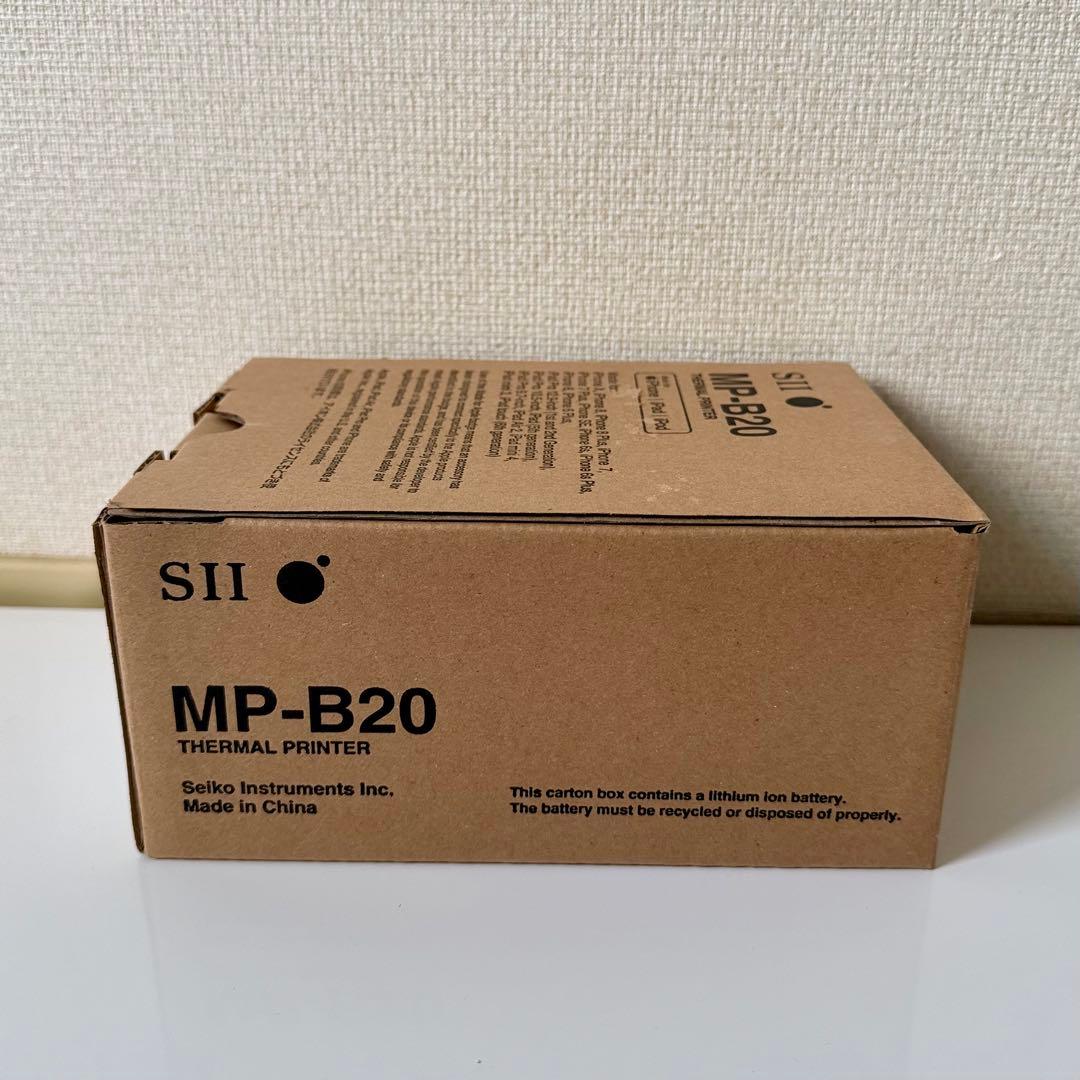 新品未開封　レジロール6巻付　セイコー MP-B20 モバイルプリンター