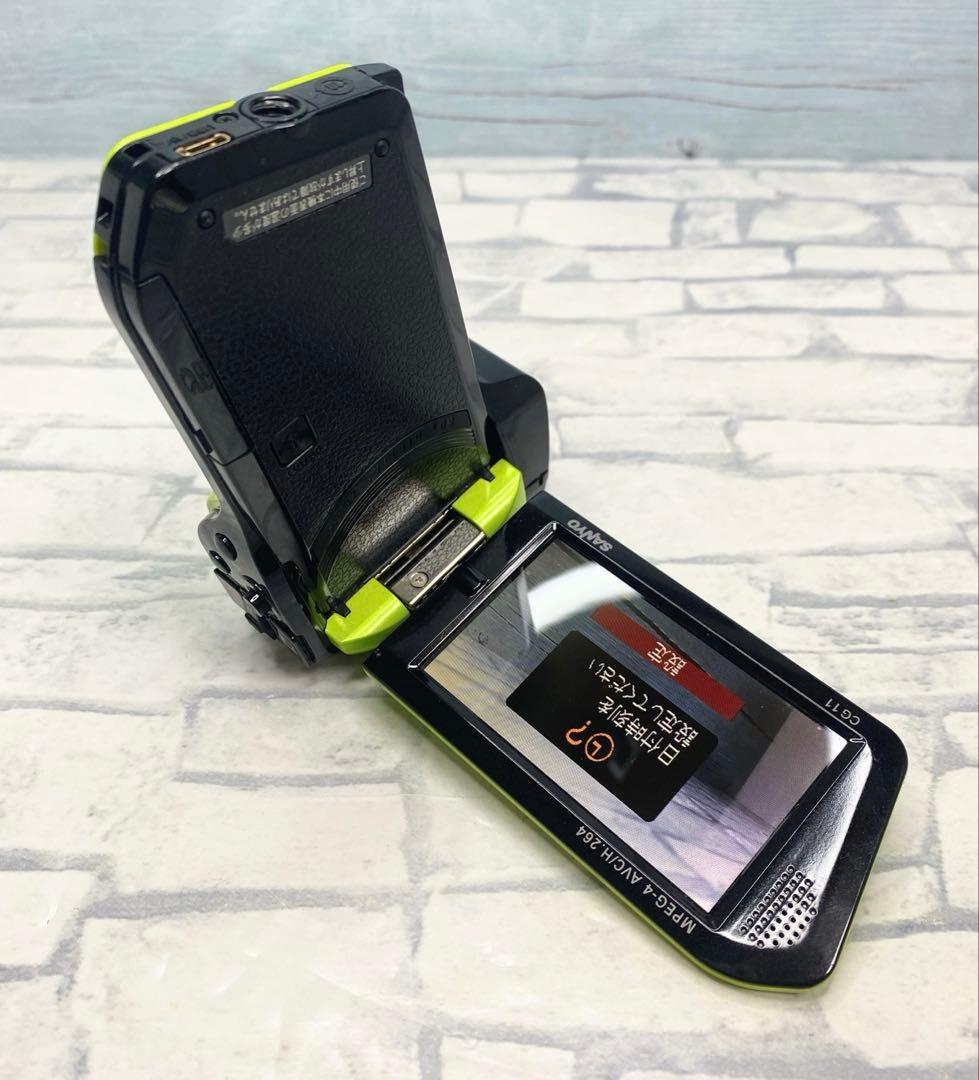 【動作確認済み】 サンヨー デジタルカメラ デジカメ DMX-CG11 グリーン