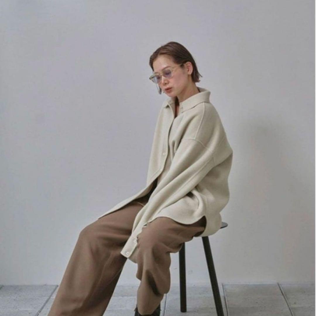 即発送TODAYFUL Wool Shirts Jacket セージ38