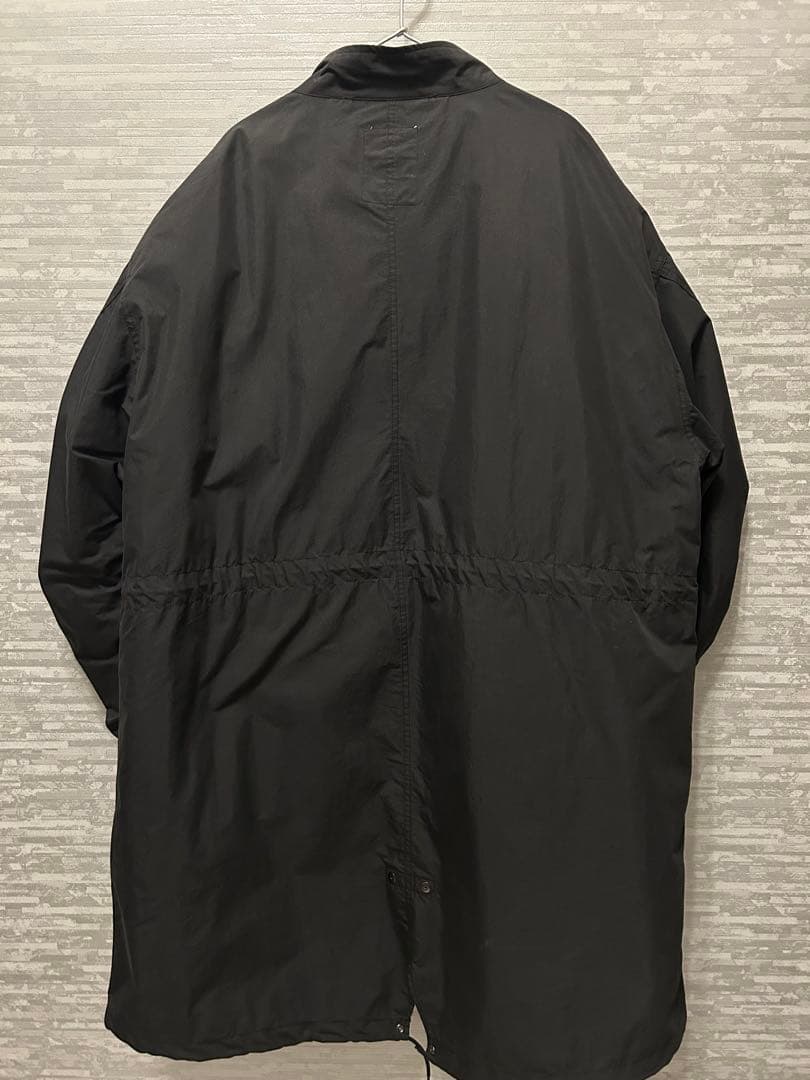 黒 モッズコート フロントポケット付き FREAK'S STORE