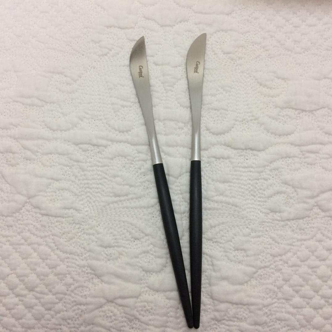 みみこ　GOA　ブラック＆シルバー　デザートサイズ　計16本