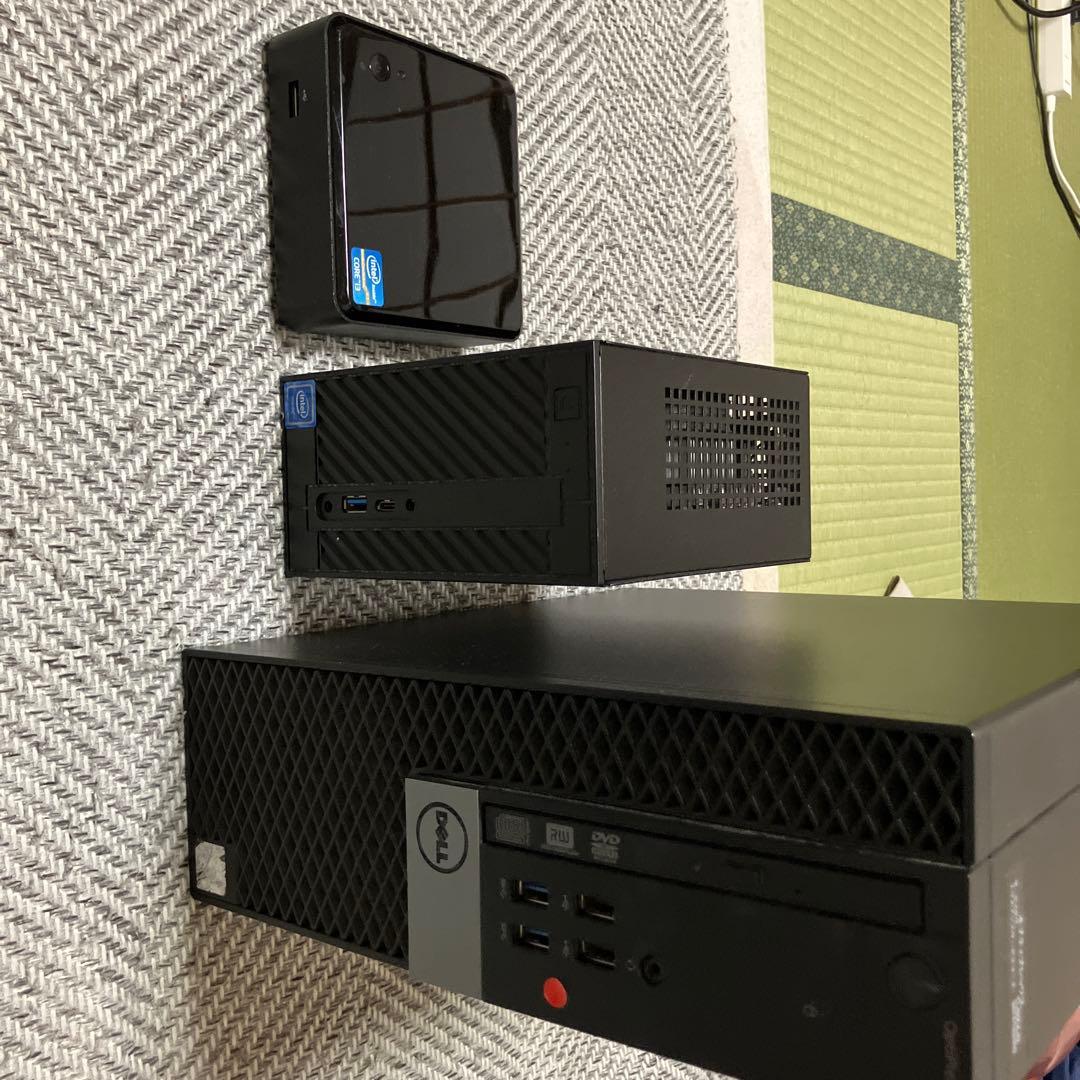 surface go 本体とデスクトップ　deskmini pc計　4台本体のみ