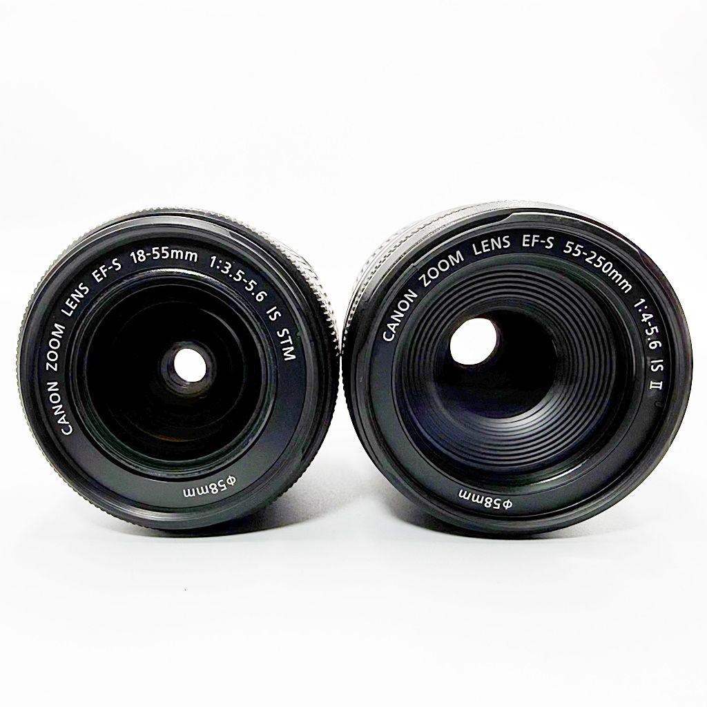 キヤノン EOS Kiss X7 ダブルズームキット 一眼レフ カメラ 中古