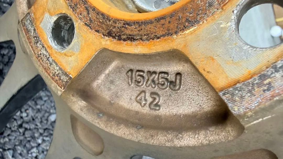 WORK STEEZ 15×5J+42　2本　①