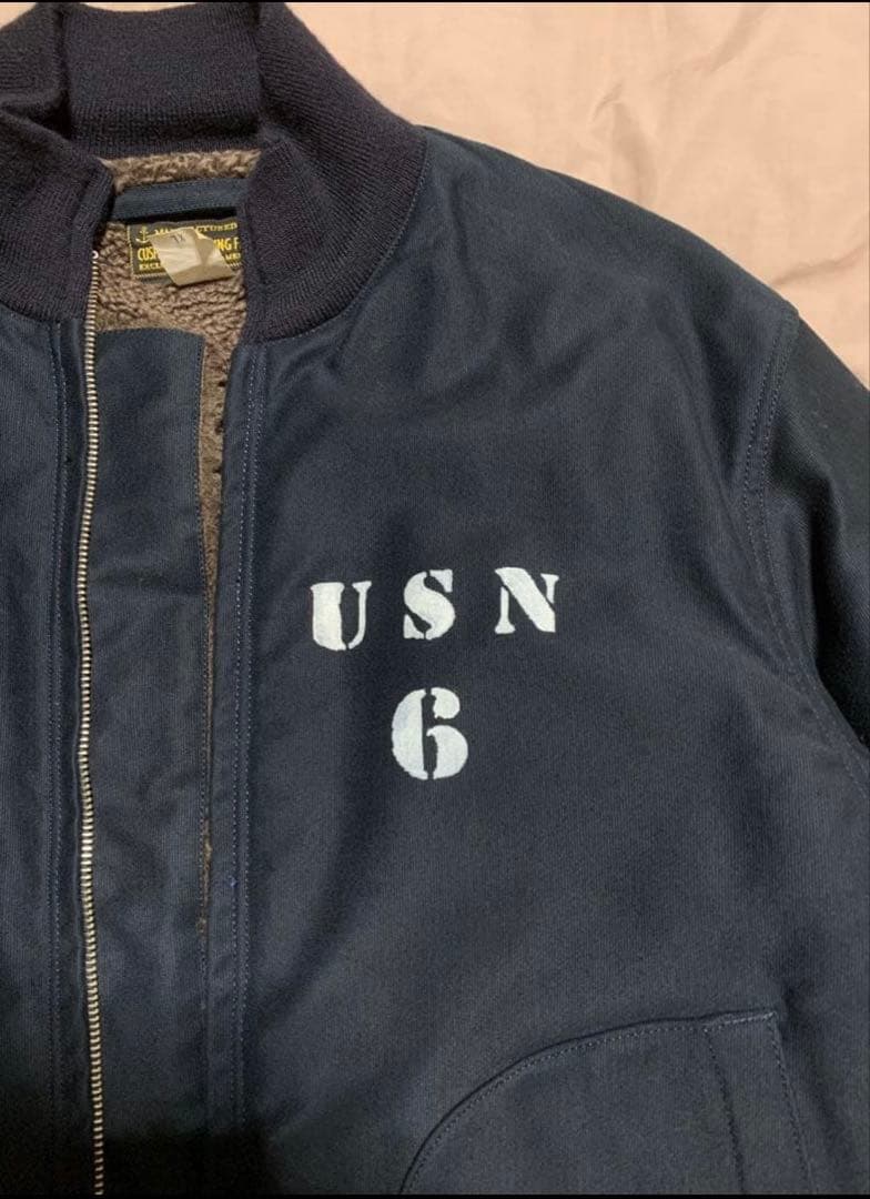 クッシュマン U.S.N デッキジップジャケット カスタムペイント 21340C