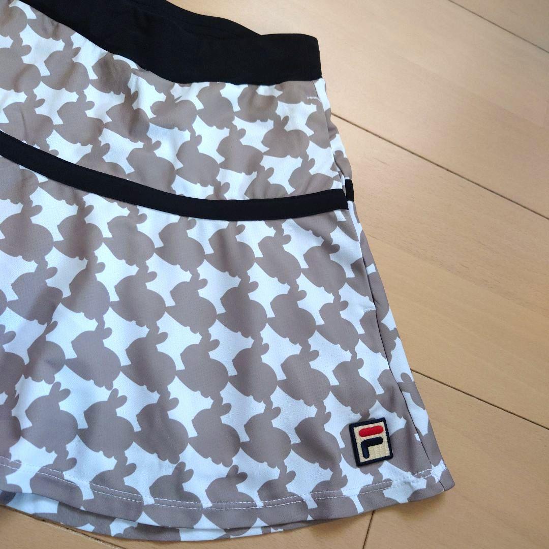 専用　FILA テニスウェア　スコート　うさぎ柄　ウィンザーオリジナル　Ｓ　新品