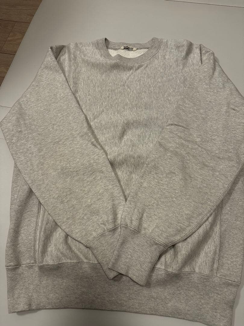 オーラリー　スウェット　グレー