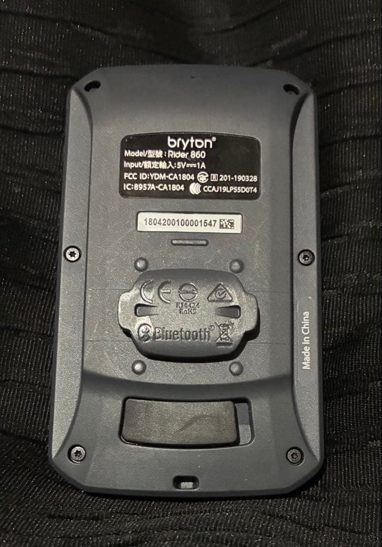 Bryton Rider 860 サイクルコンピューター 本体
