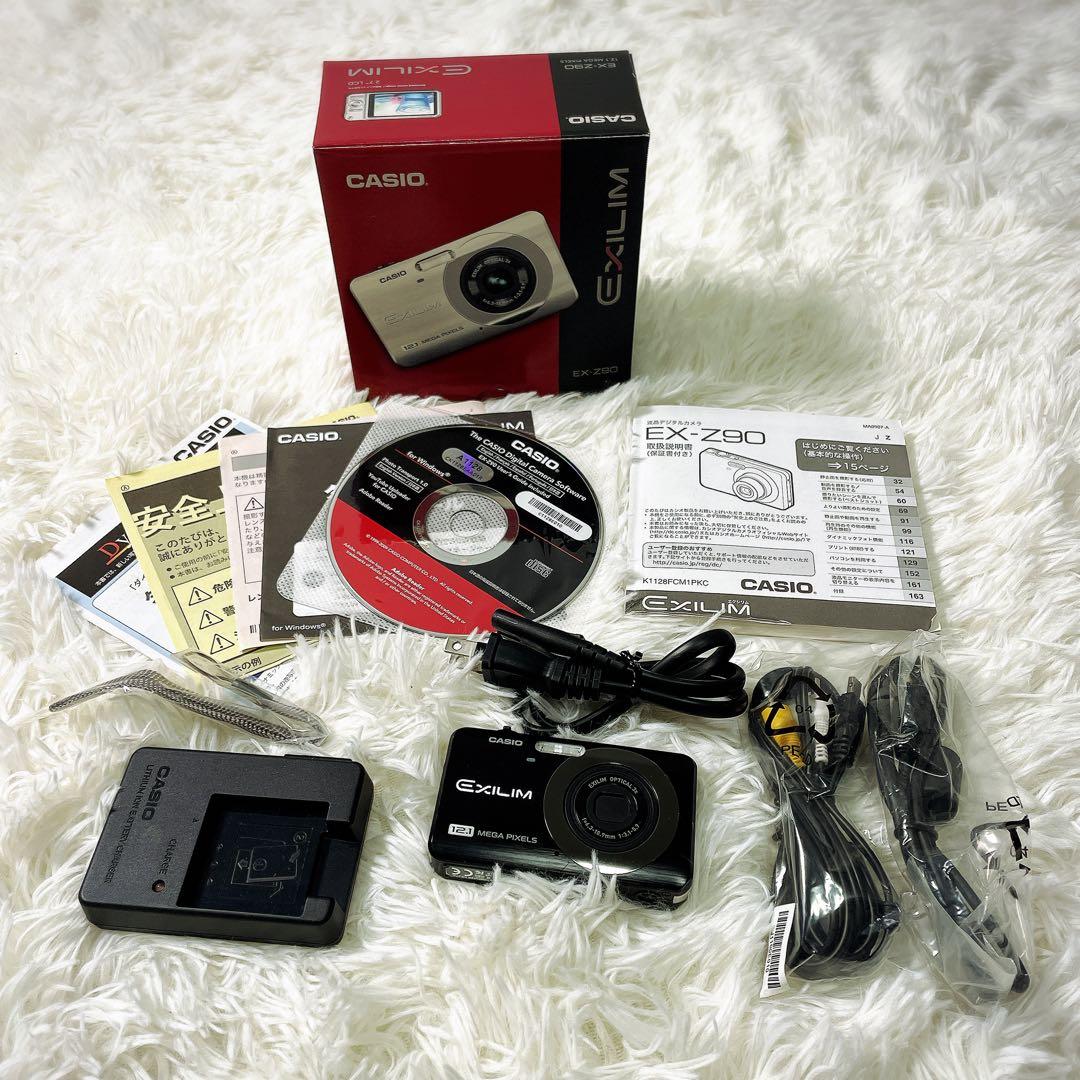 【美品・動作確認済】CASIO EXILIM EX-Z90 ブラック コンデジ