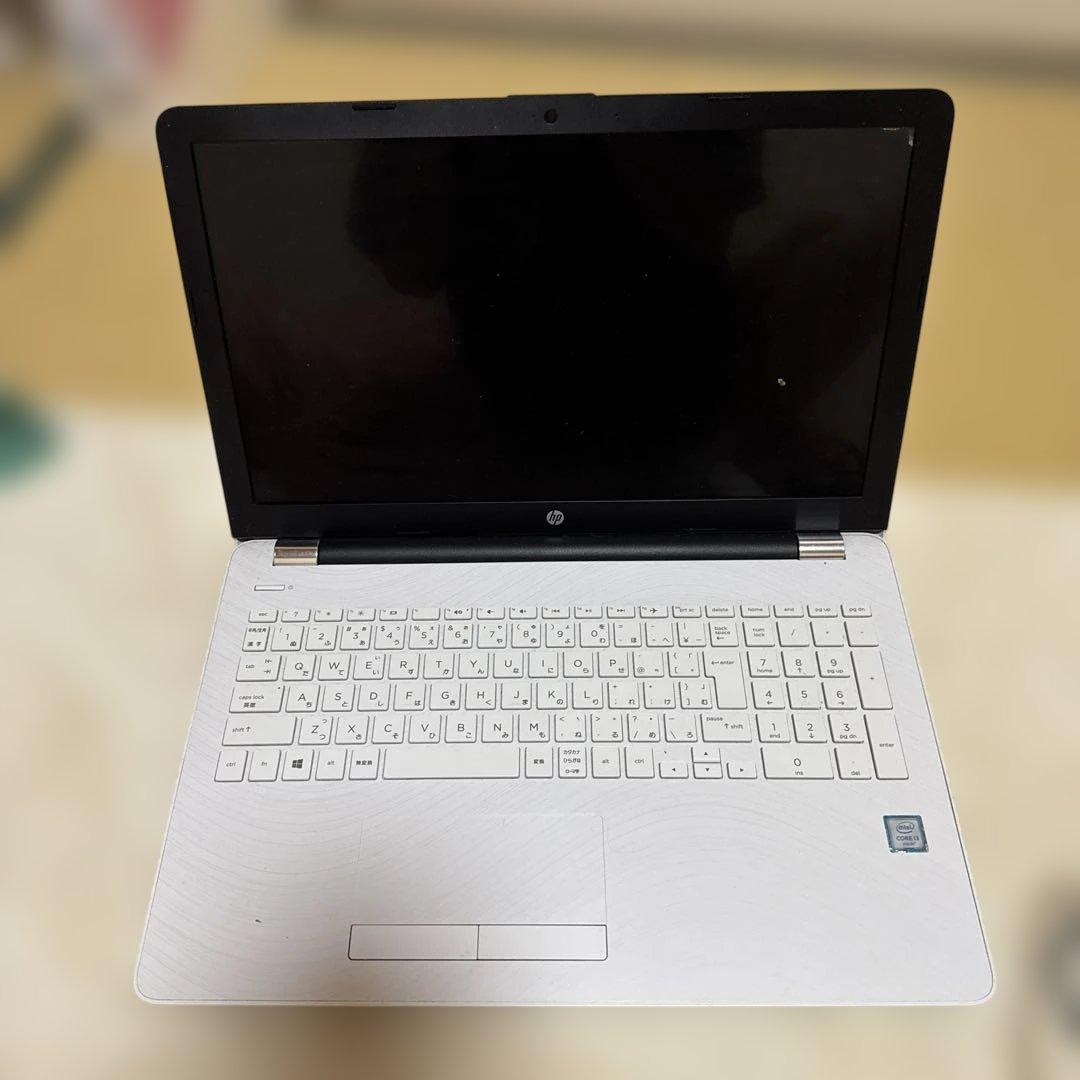 HP ホワイトノートPC マウス・電源アダプター付き