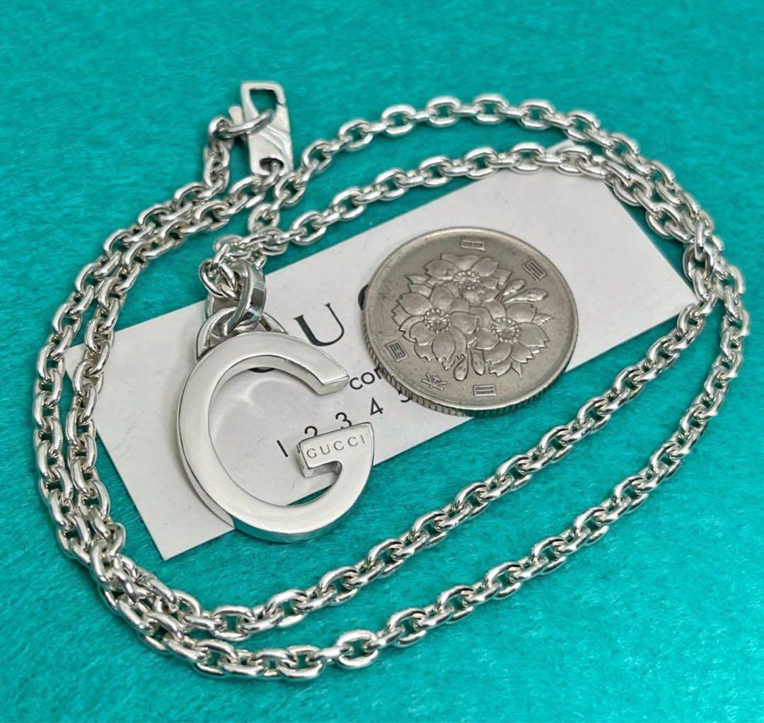 極美品‼️GUCCI Gマークペンダントネックレス