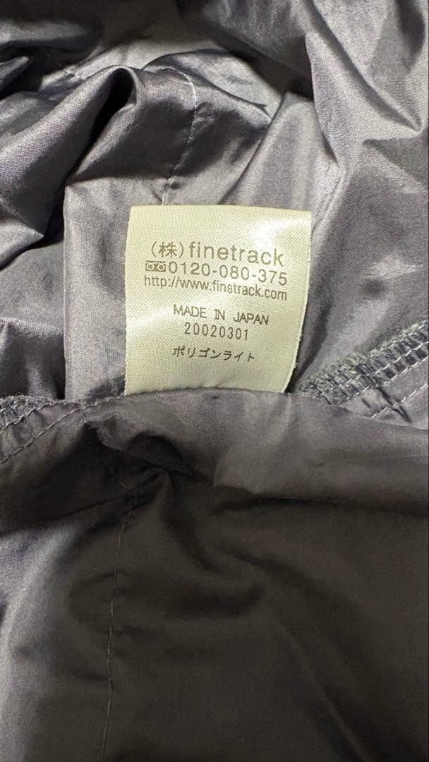 ファイントラック　ポリゴンライトジャケット　M オリーブ　中古 ミリタリー