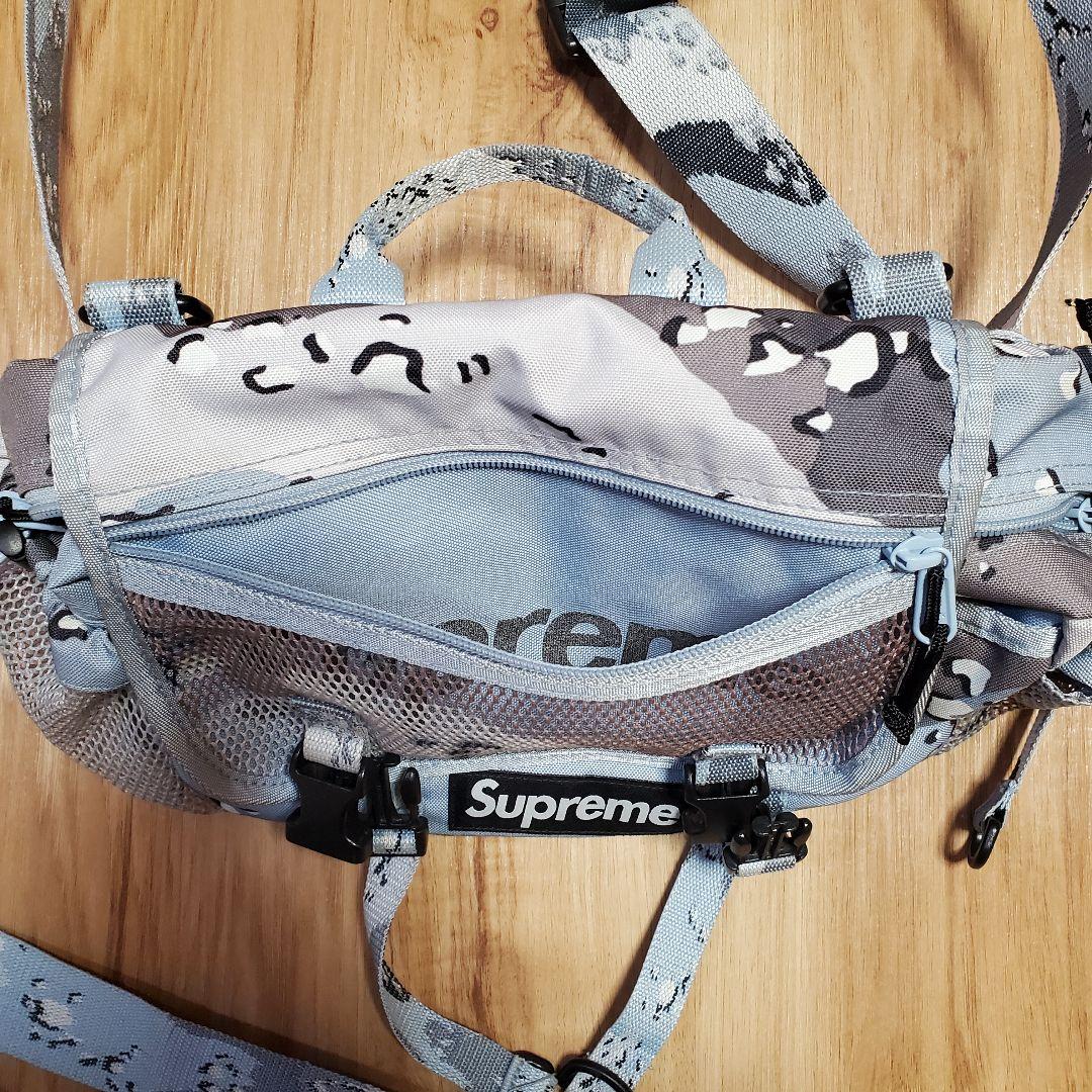 国内正規Supreme ショルダーバッグ ブルーカモコーデュラー