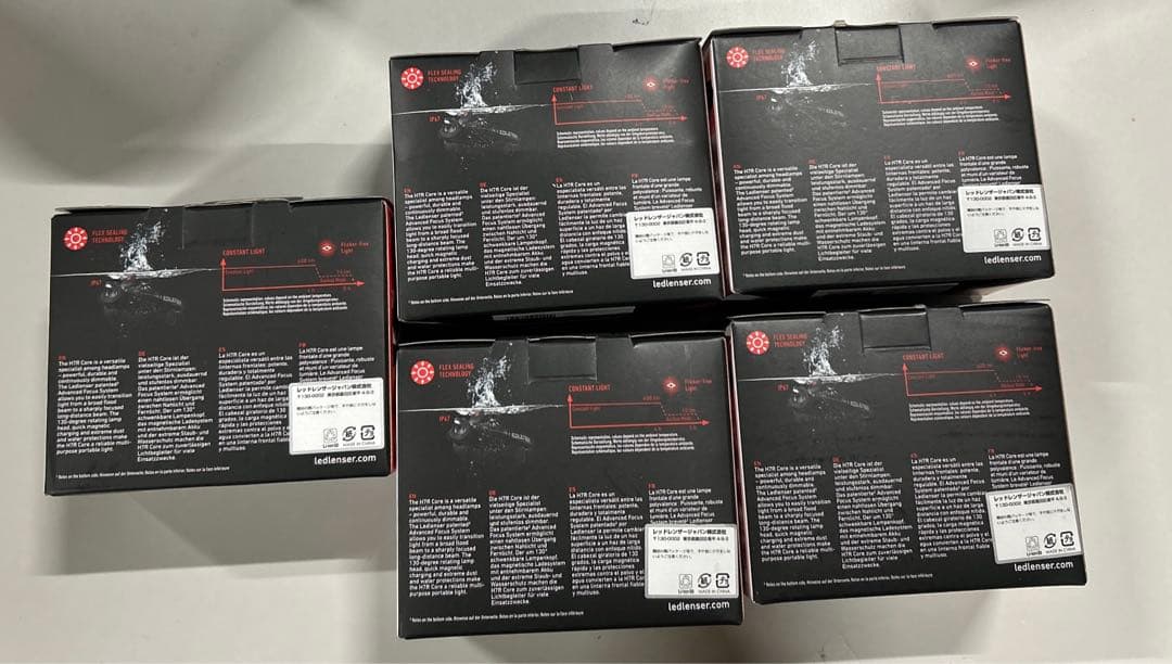 LEDLENSER H7R CORE ヘッドランプ　　　5セット