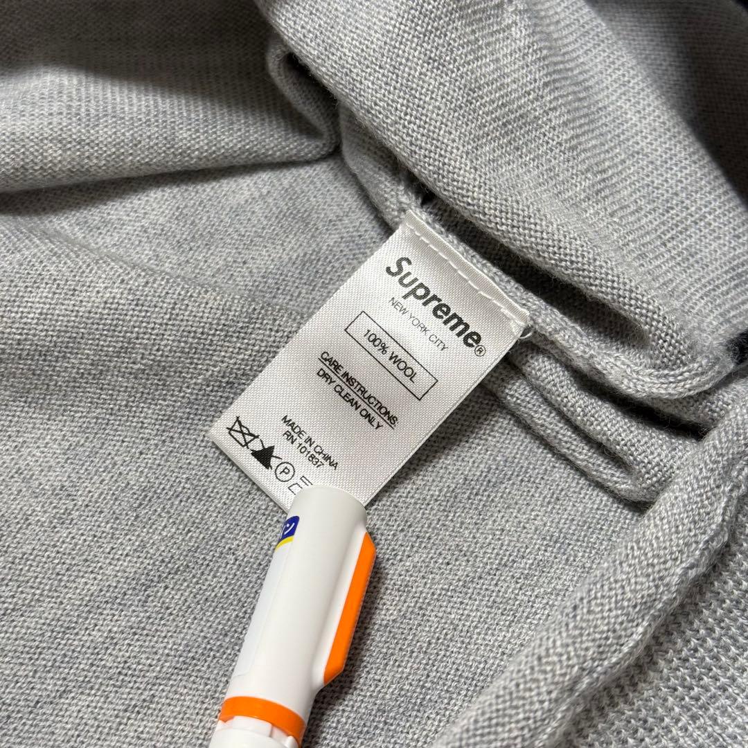 【XL】 Supreme Corner Stripe Polo Sweater