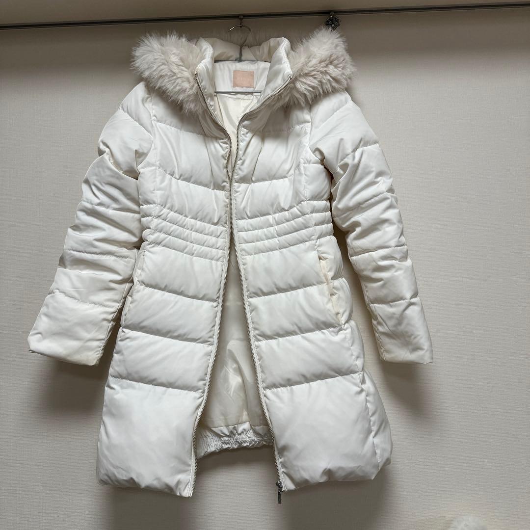 RESEXXY フード付ダウンコート ホワイト