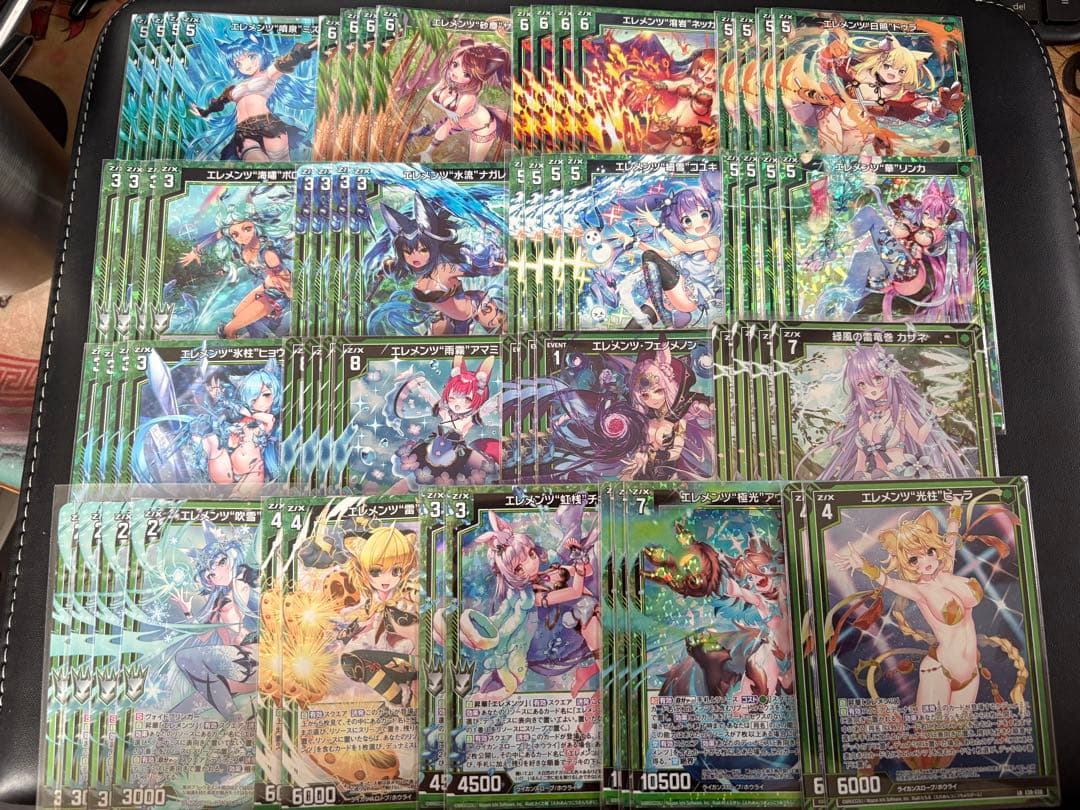 ゼクス　z/x エレメンツ　ホロ　デッキパーツまとめセット
