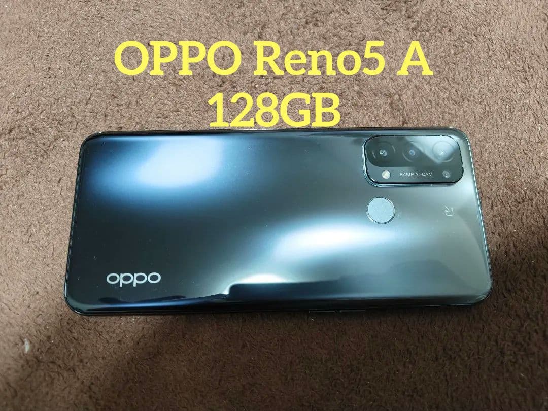 OPPO Reno5 A SIMフリー スマートフォン本体 シルバーブラック