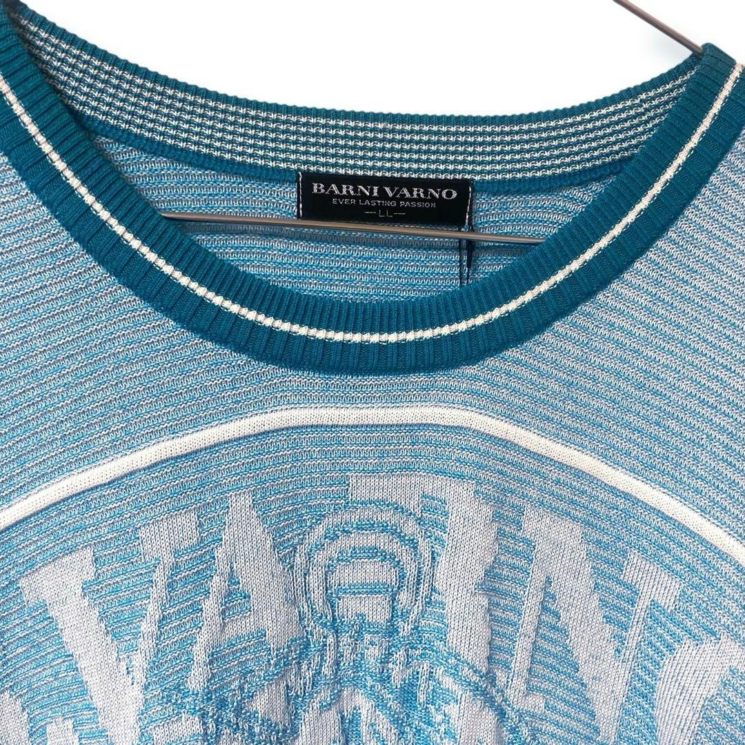【BARNI VARNO】バーニヴァーノ タグ付 長袖サマーセーター LL