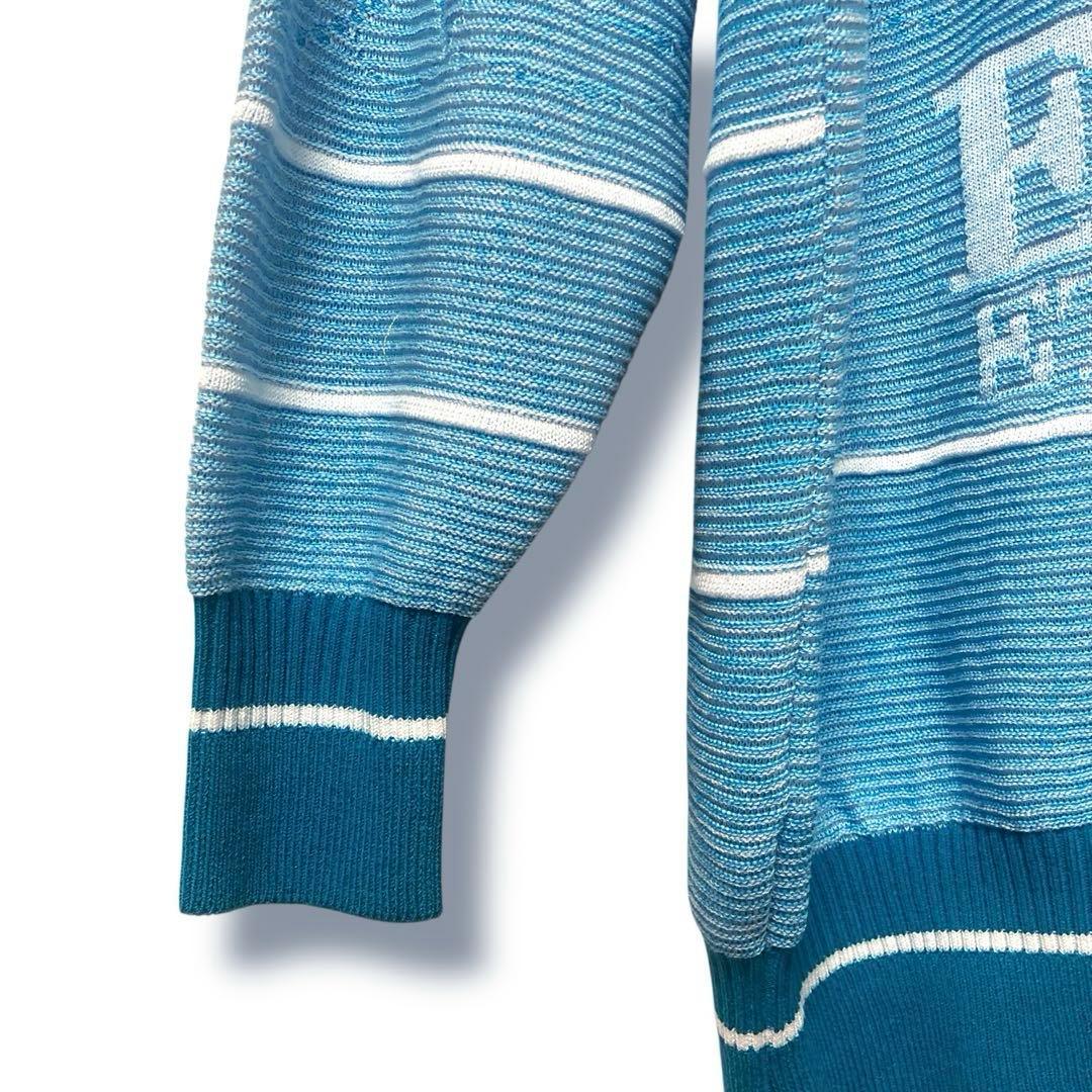 【BARNI VARNO】バーニヴァーノ タグ付 長袖サマーセーター LL