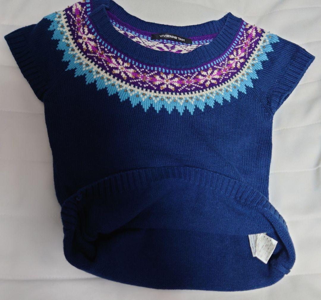 Vivienne Tam ウールカシミアカーディガンニット　アンサンブル