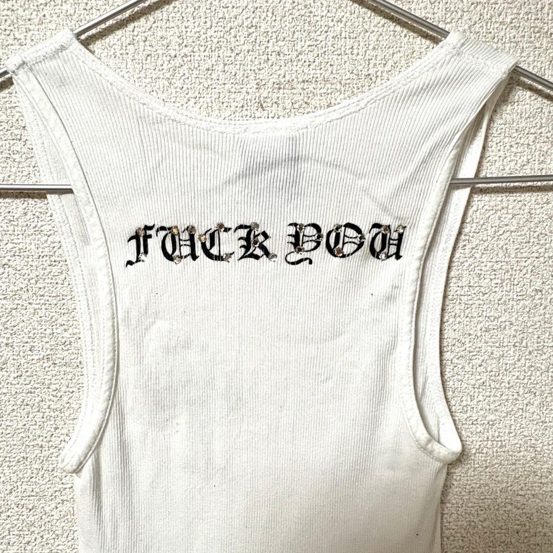 クロムハーツ fuckyou スタッズ付きタンクトップ old USA