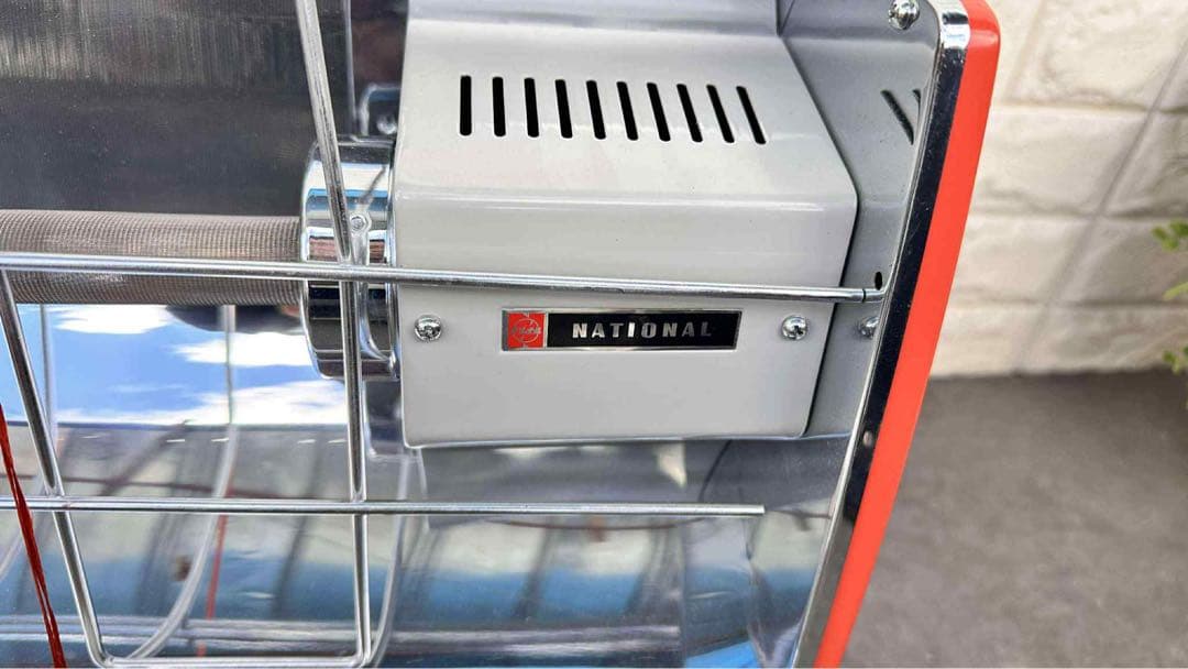 未使用 National ガスストーブ 都市ガス用 レトロ ナショナル