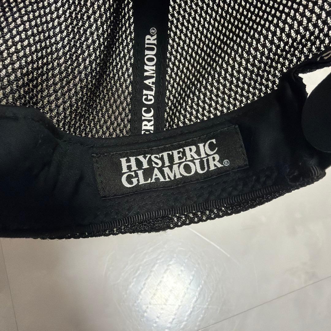 HYSTERIC GLAMOUR メッシュキャップ ブラックヒステリックグラマー