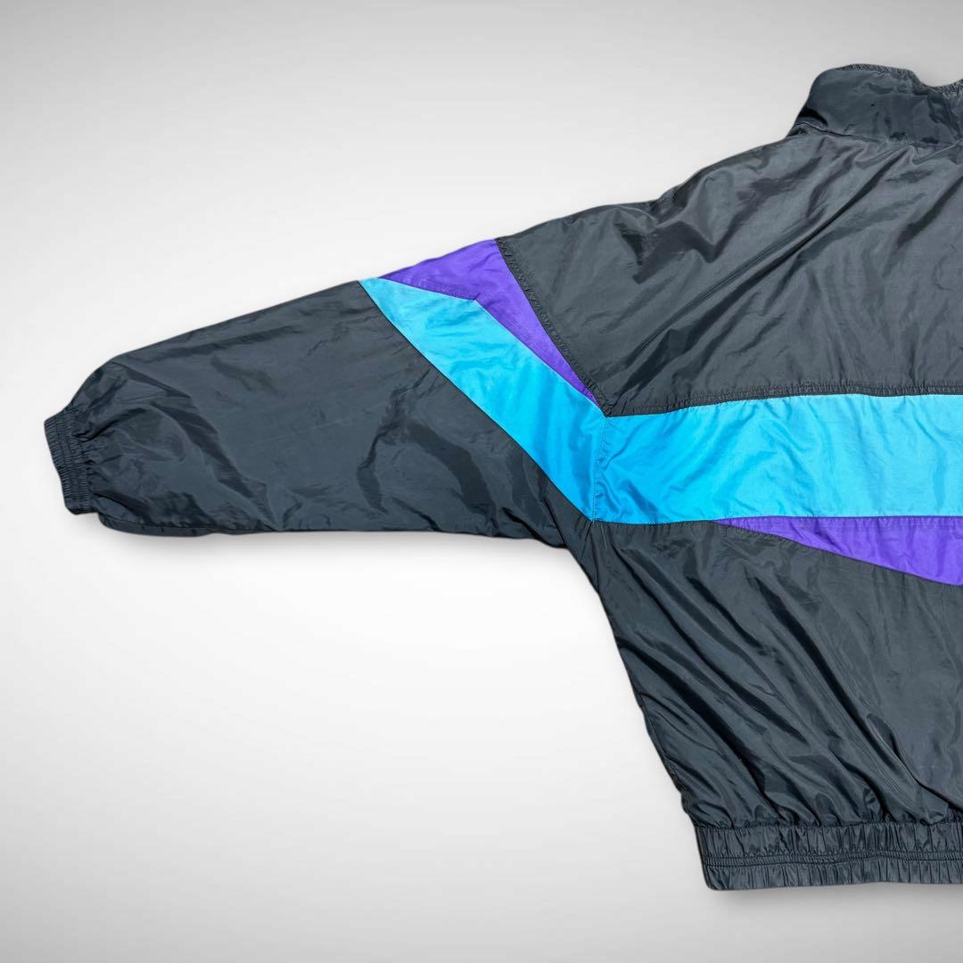 90s old Nike ナイロントラックジャケット ビンテージ古着L短丈ナイキ