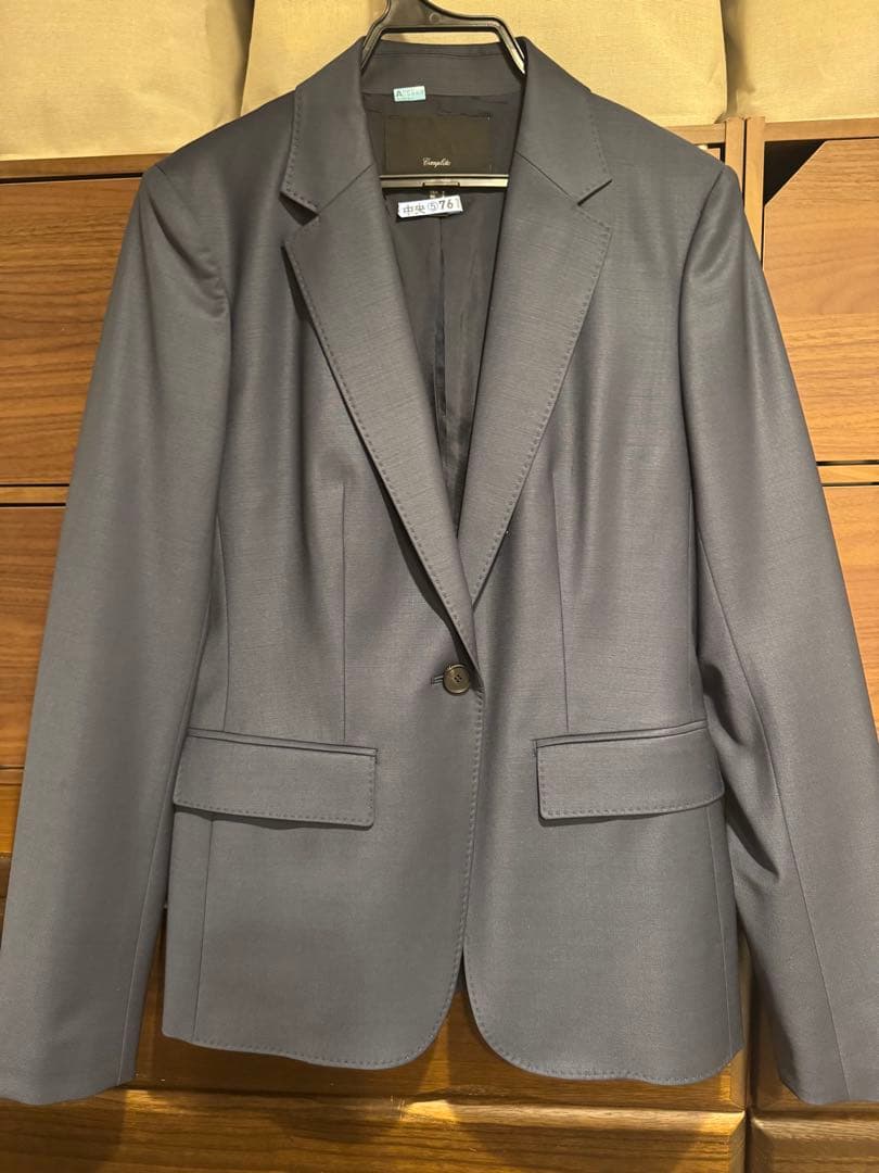 ICB ネイビーパンツスーツ セットアップ M〜Lくらい