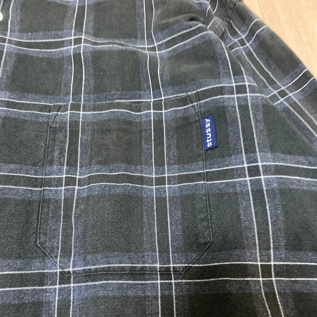 ステューシー　old stussy 90s チェックシャツ ネルシャツ　好配色