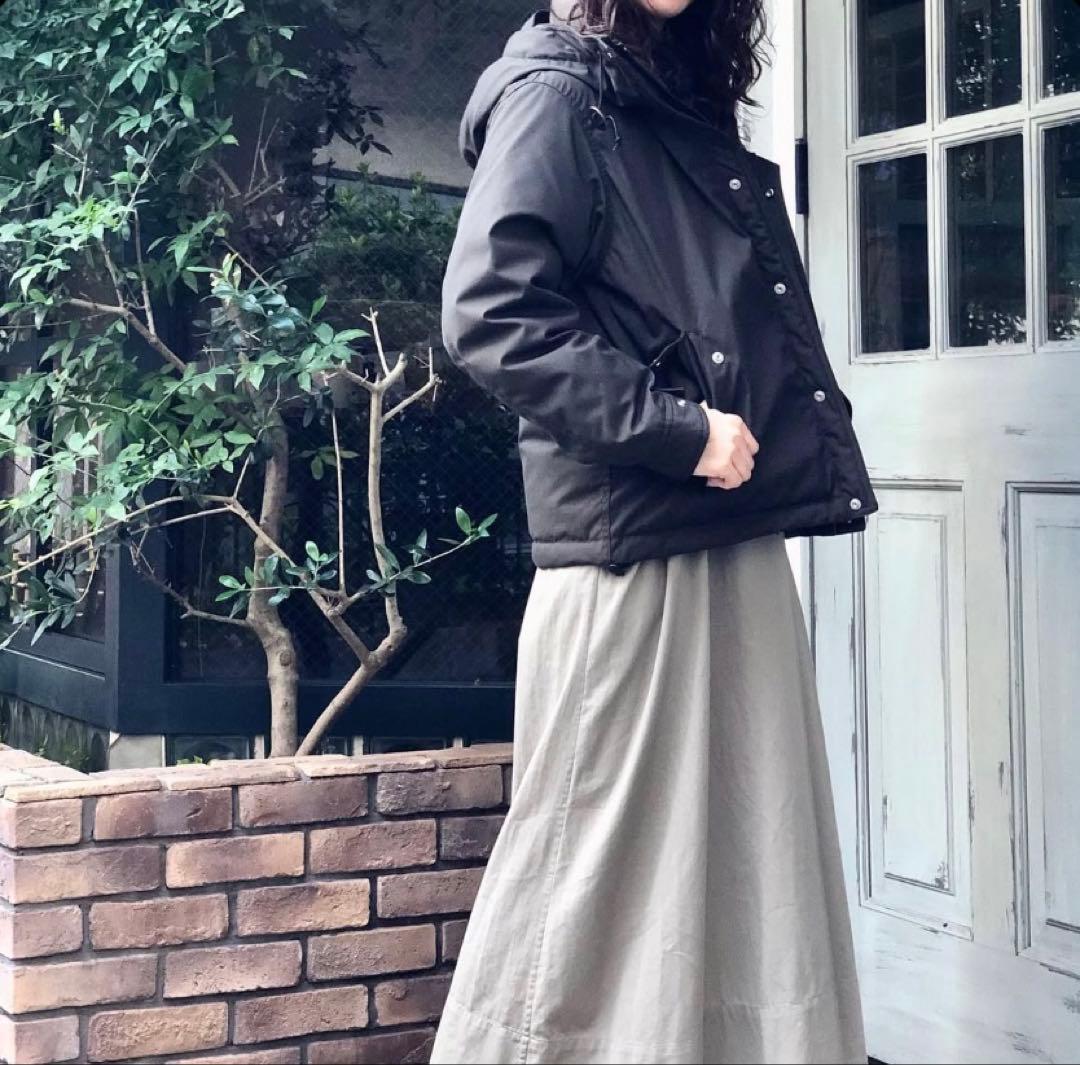 美品ノースフェイスパープルレーベル65/35マウンテンショートパーカS黒