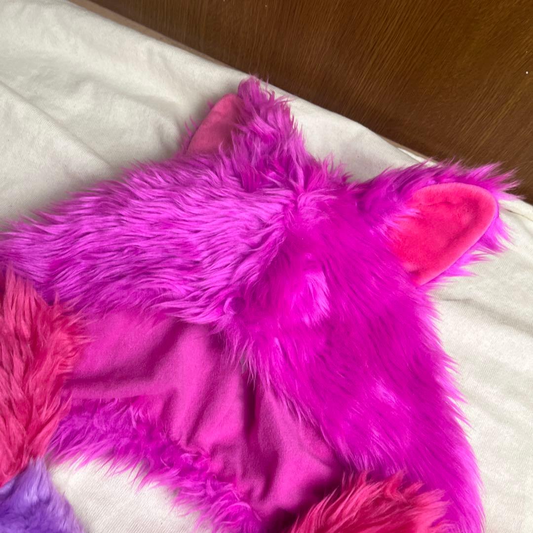 専用希少　ディズニー ランド　チシャ猫 マフラーキャップ　ファン