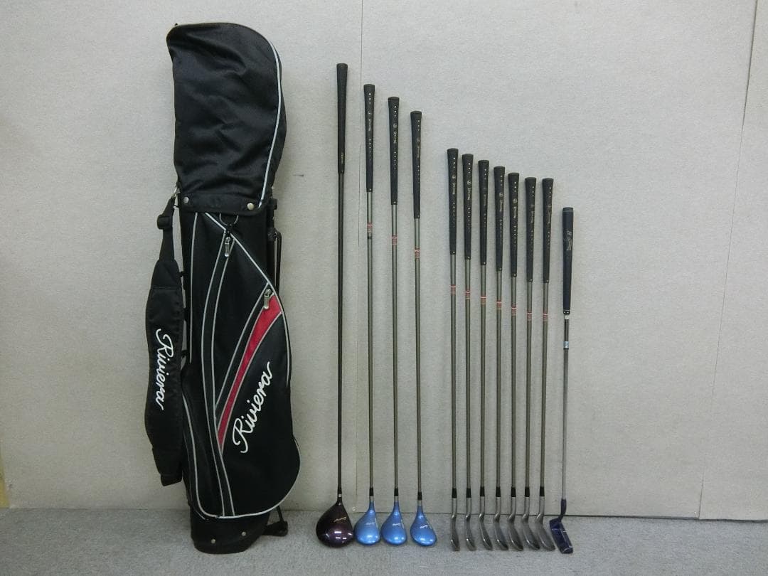 b706 初心者必見 スポルディング 等レディースゴルフ１２本セット※Ｄｒ２本入