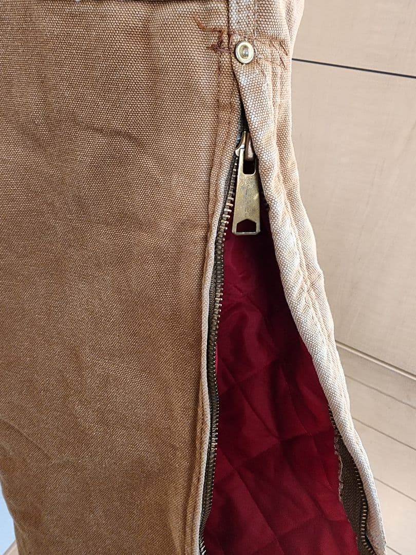 Carhartt ブラウンオーバーオール　USA製