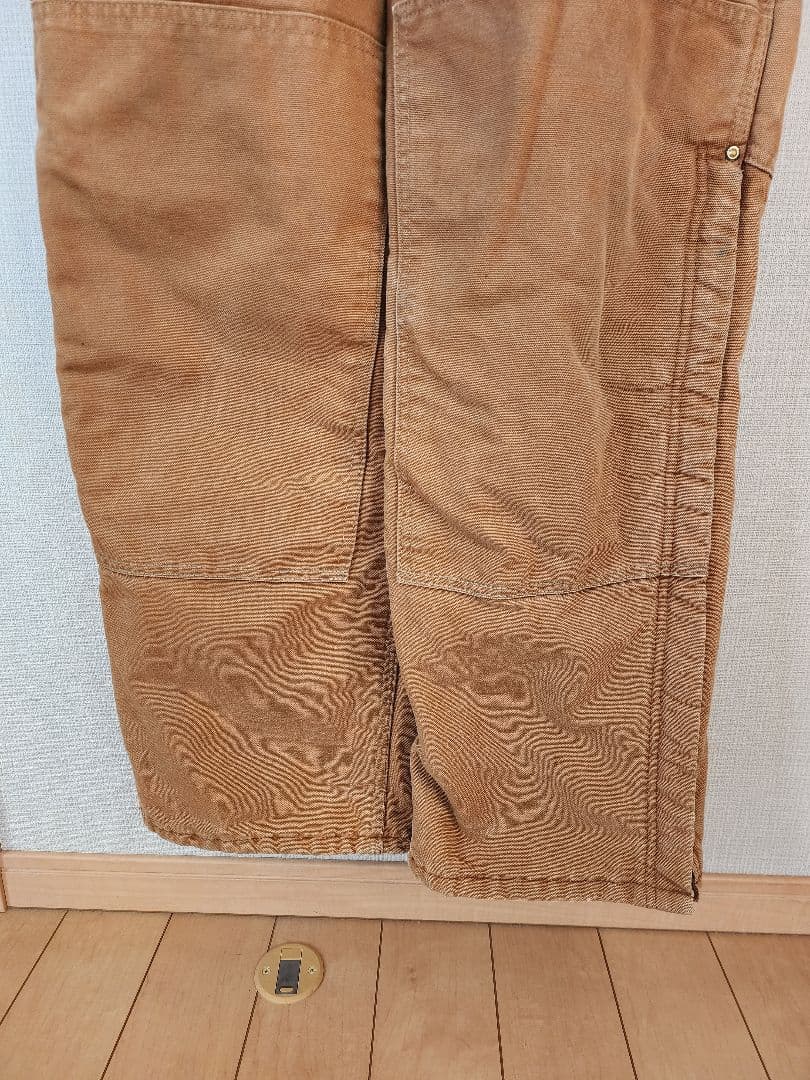 Carhartt ブラウンオーバーオール　USA製