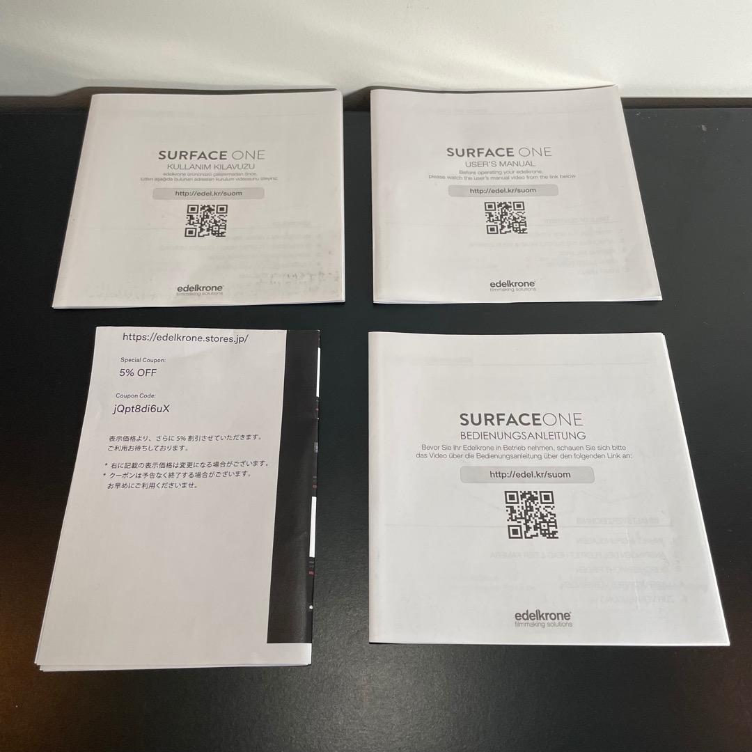 【超美品】edelkrone／SurfaceONE高性能モーションコントロール可