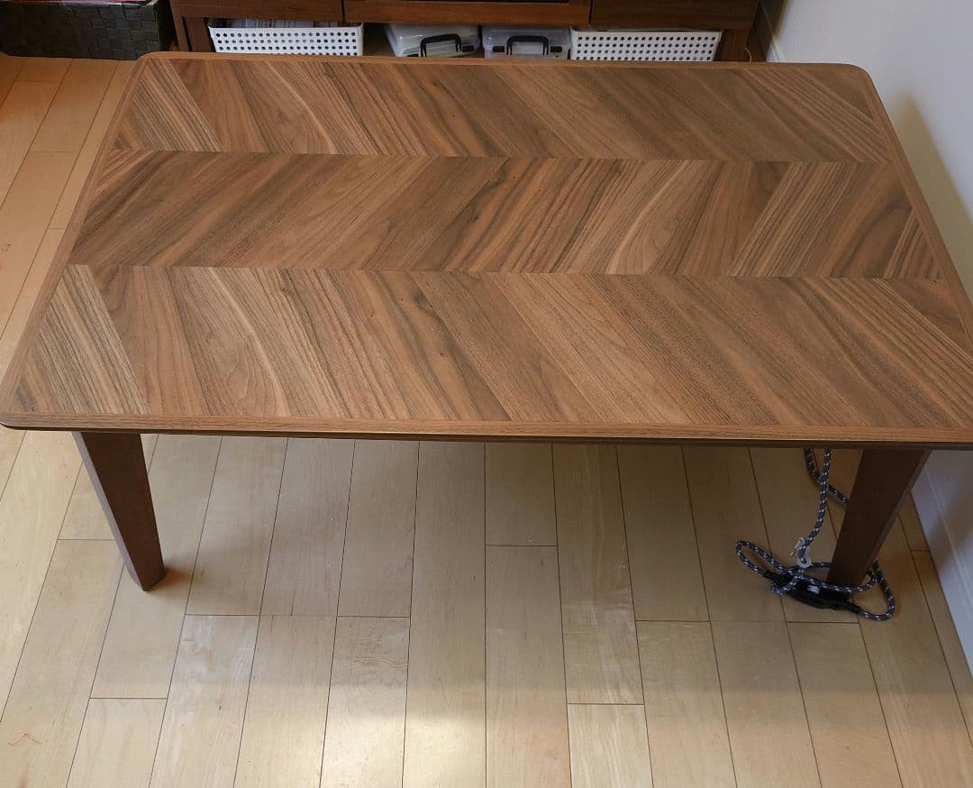 こたつ　木製テーブル　リビングテーブル　　　ローテーブル　リビングコタツ