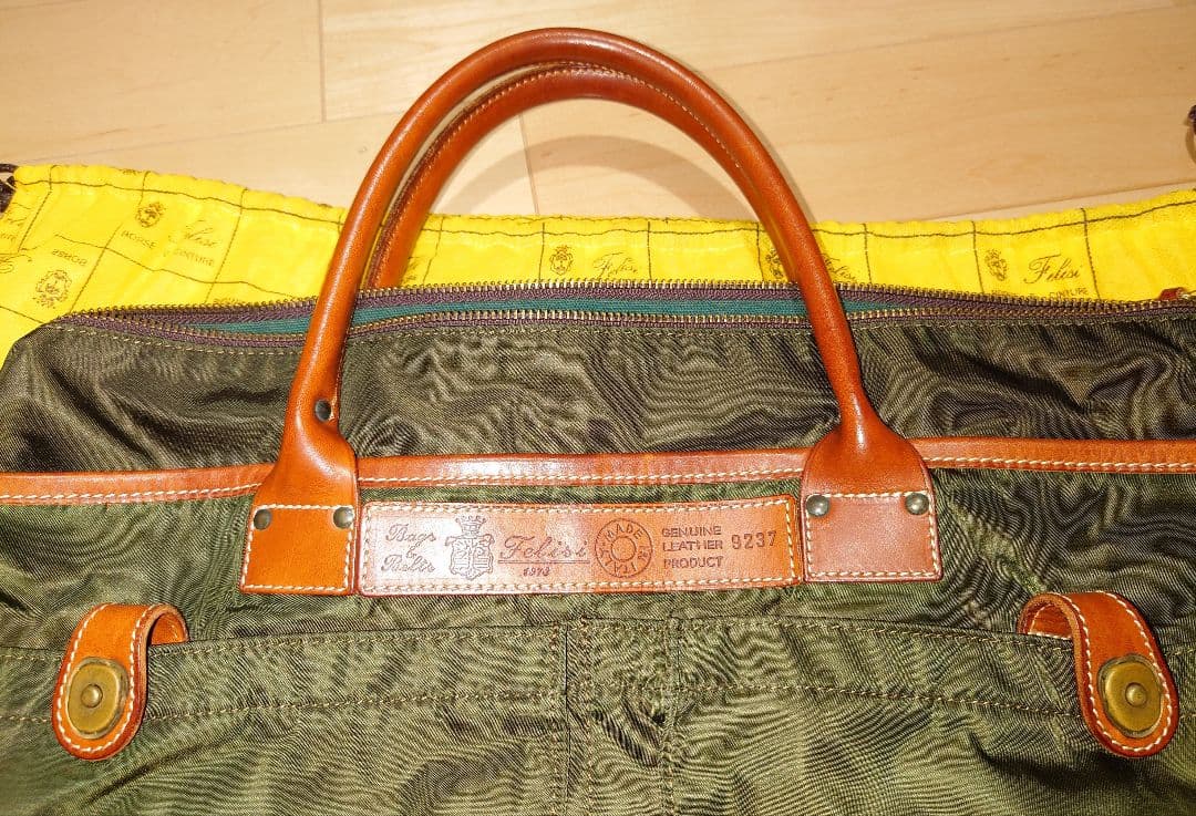 【美品】Felisiフェリージ トートバッグ ヘルメットバッグ
