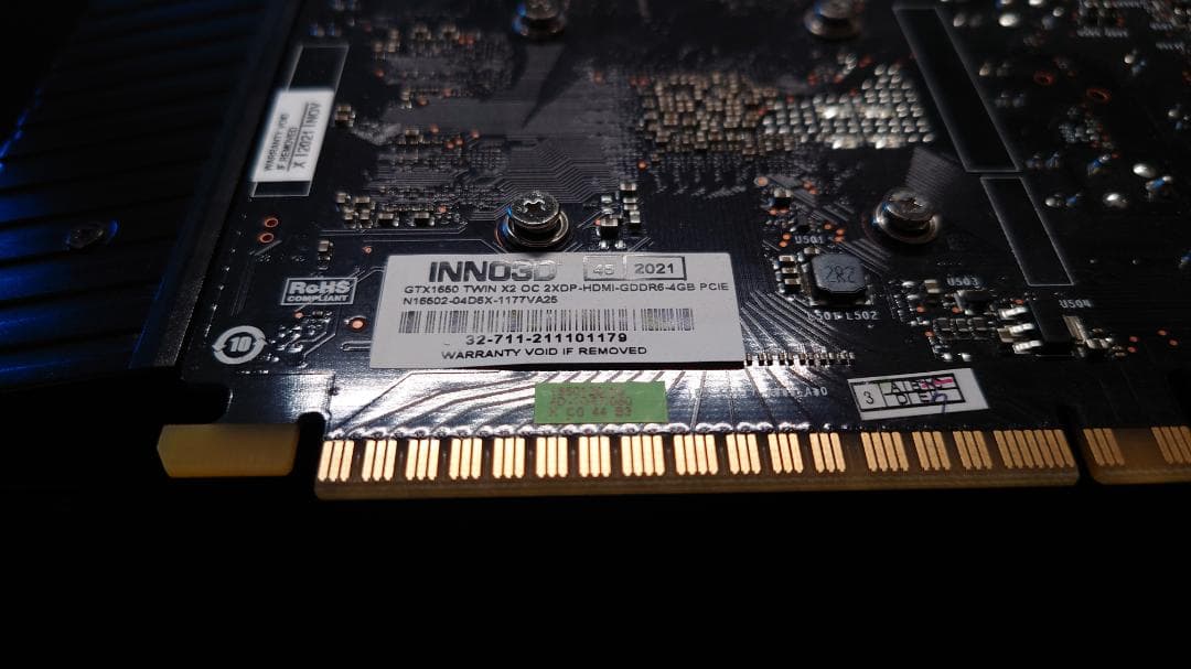 グラフィックボード・グラボ・ビデオカード Inno3D GeForce GTX 1660