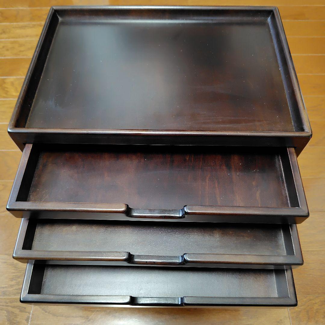 豊岡クラフト 森林楽 (美品) 素敵な 書斎 A4書類シェルフ、小物・文具入れ