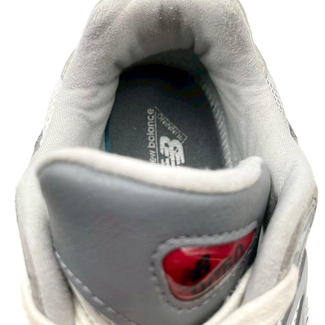 ニューバランス スニーカー 9060 グレー 25cm ローカット Y1392