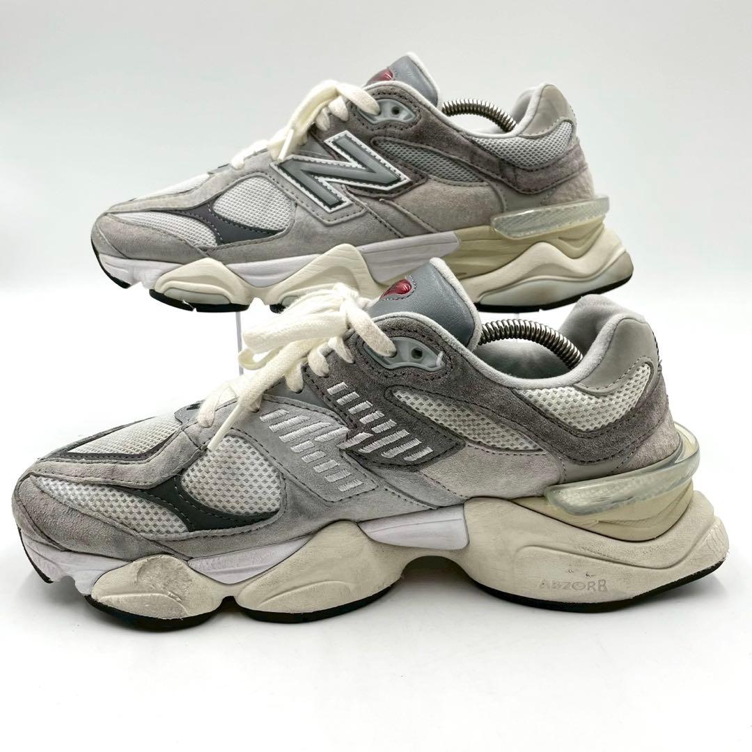 ニューバランス スニーカー 9060 グレー 25cm ローカット Y1392