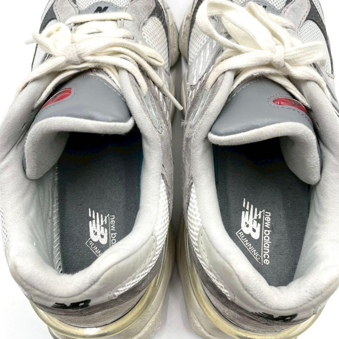 ニューバランス スニーカー 9060 グレー 25cm ローカット Y1392