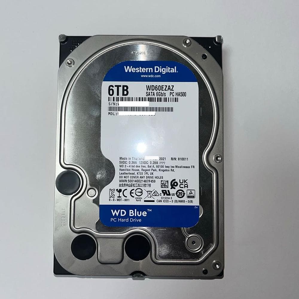 WD Blue 6TB HDD WD60EZAZ 26,457時間利用