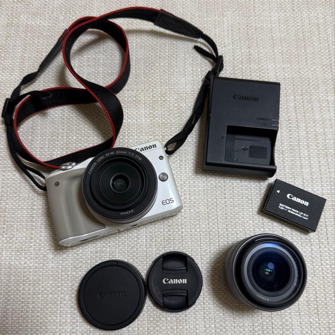 美品　Canon EOS M3 レンズ2本セット